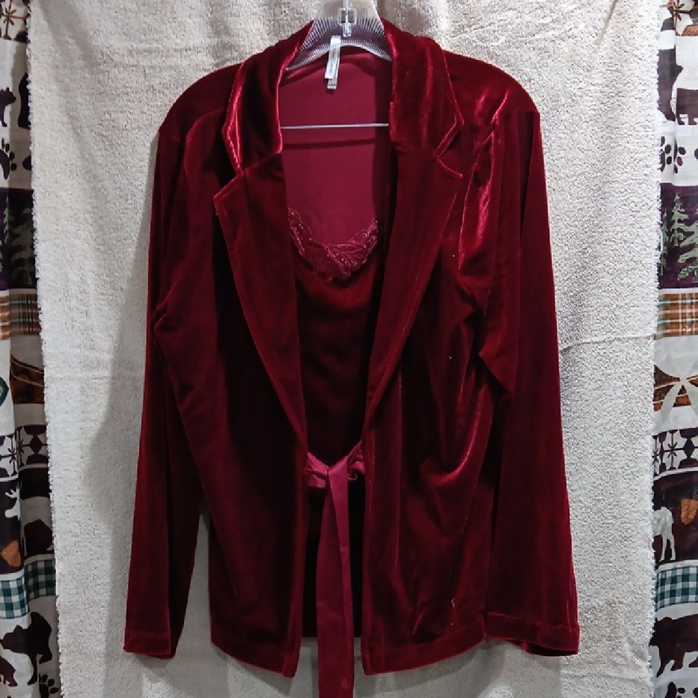 White Stag Red Blazer Suit Jacket